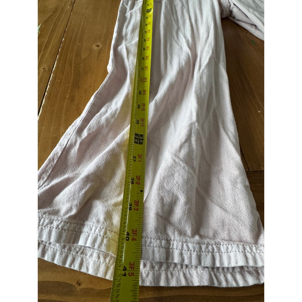 Cat & Jack Girls Pink Short Sleeve Utility Jumpsuit Size M 8 Wide Leg Twill - Picture 7 of 9